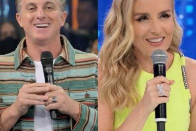 Luciano Huck se derrete todo por Angélica no 'Domingão'