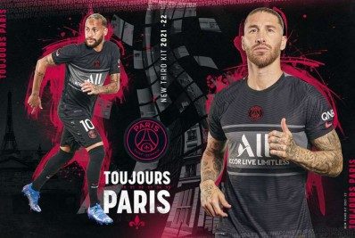 PSG lança terceira camisa para jogos da Liga dos Campeões