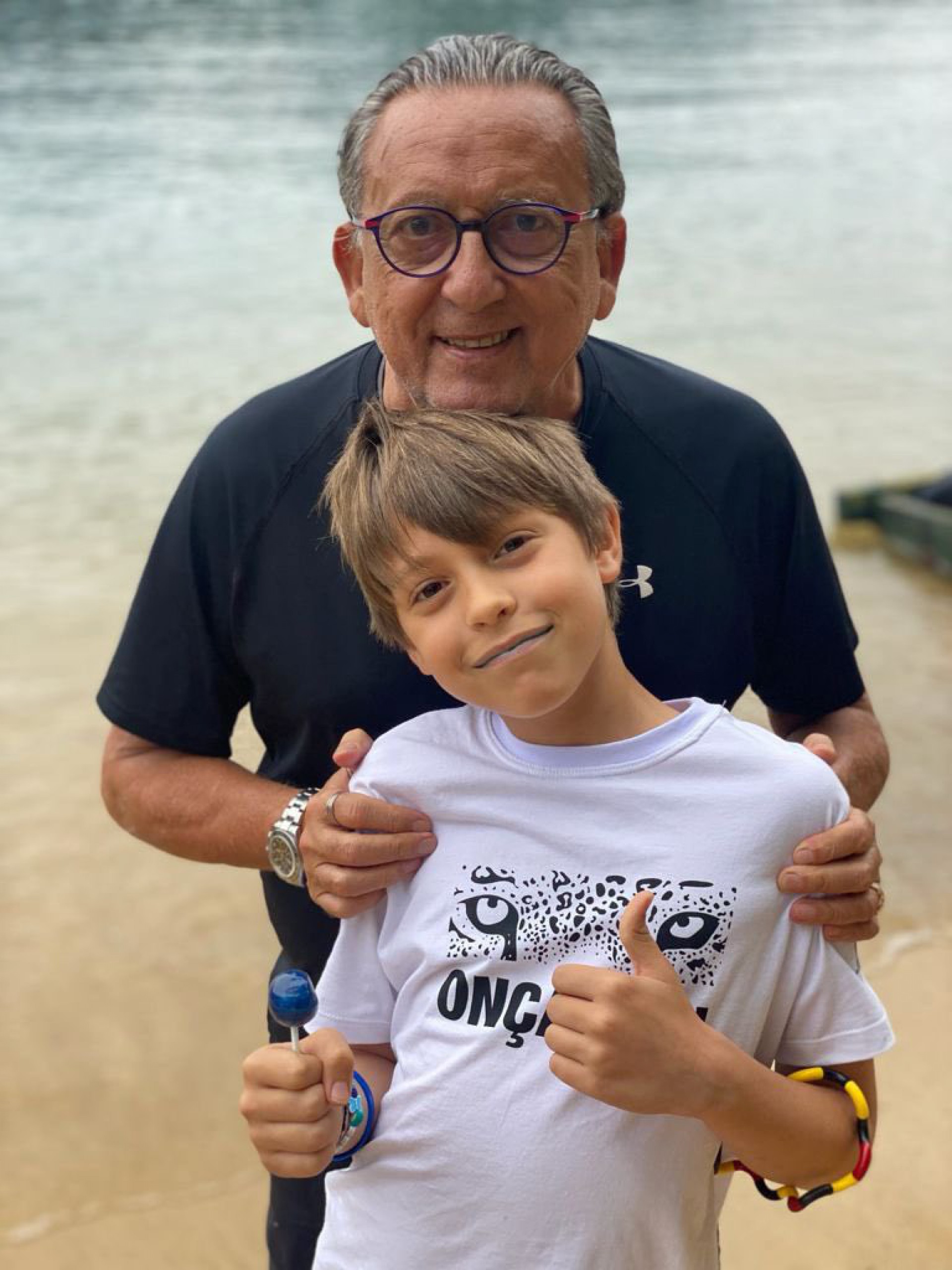 Galvão Bueno curte final de semana em família em Angra dos Reis - Reprodução Internet