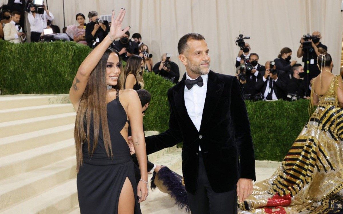 Anitta e Alexandre Birman no Met Gala 2021