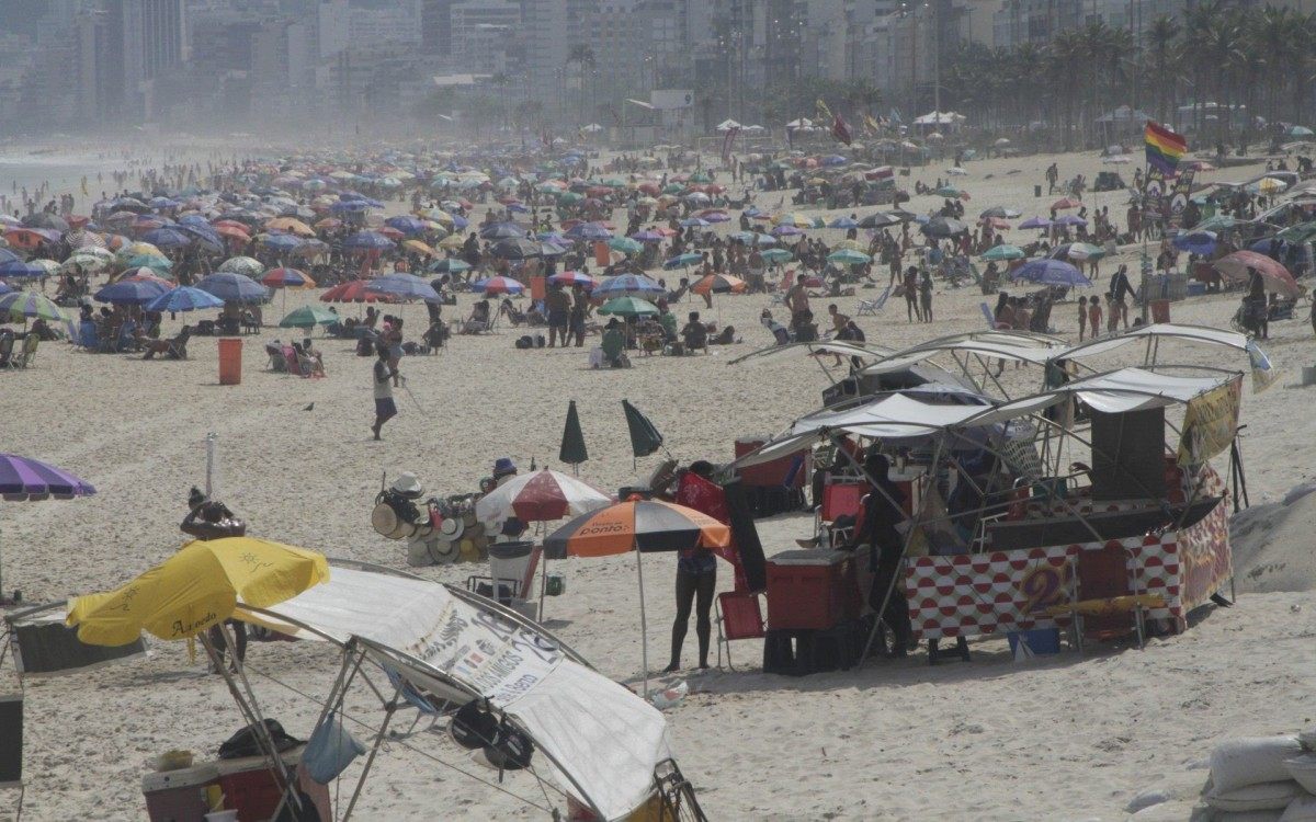 Praias e Termômetros da Zona Sul do Rio 
 - Marcos Porto/Agencia O Dia