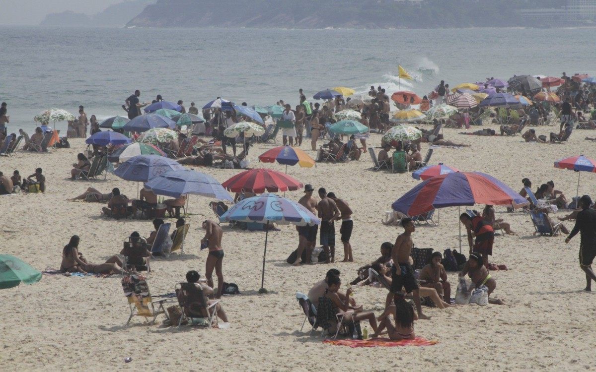 Praias e Termômetros da Zona Sul do Rio  - Marcos Porto/Agencia O Dia