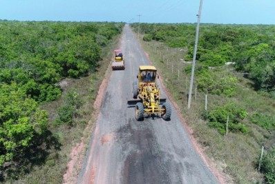 Quissamã avança para nova etapa das obras da estrada do Visgueiro