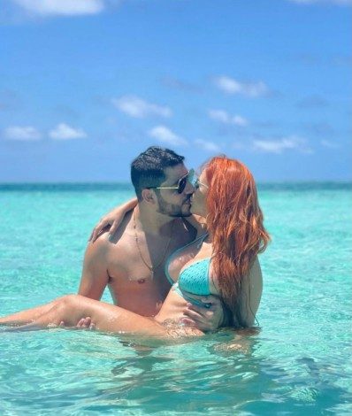 Yugnir Ângelo e Mirela Janis nas Maldivas - Reprodução de internet