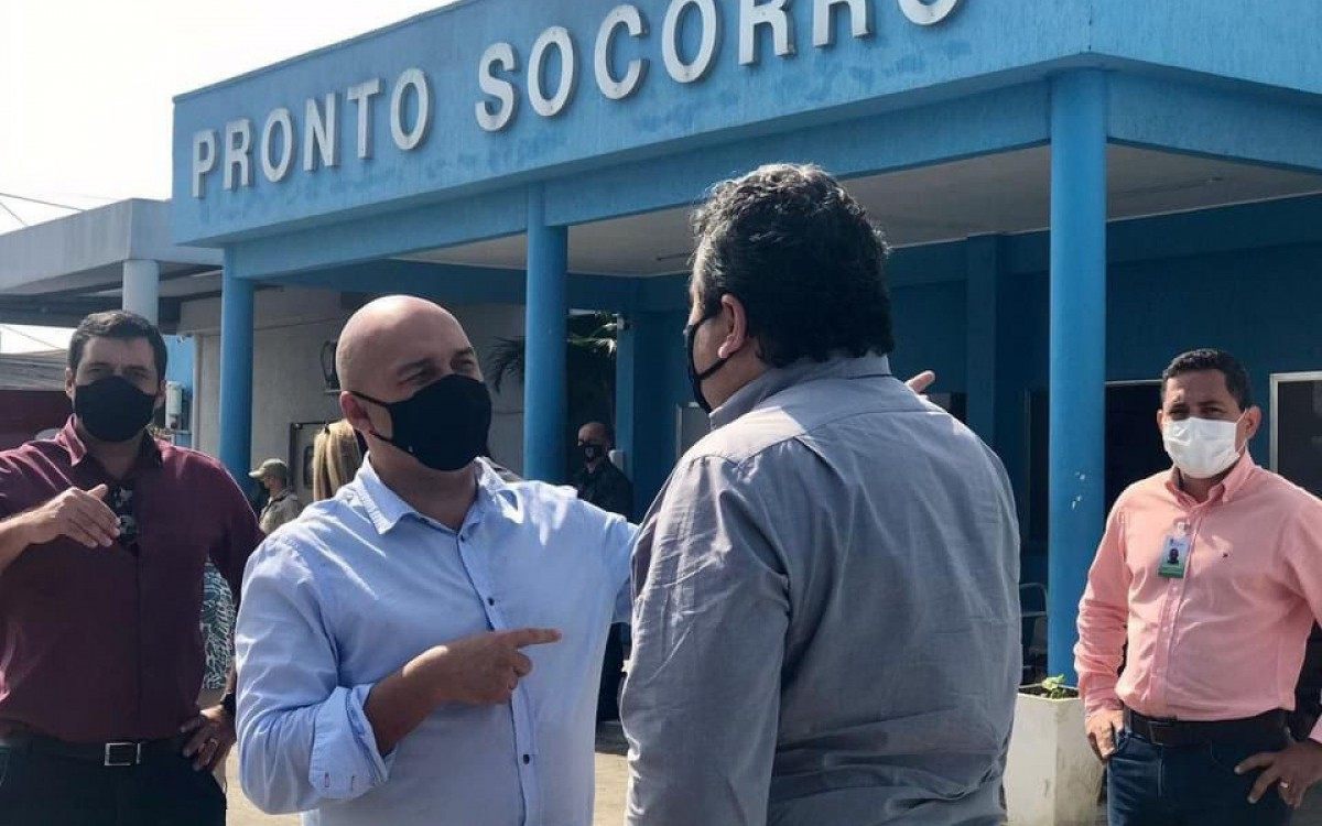 Dr. Alexandre Chieppe e o prefeito de São Pedro da Aldeia, Fábio do Pastel