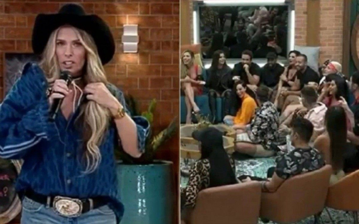 Adriane Galisteu pede empolgação dos peões