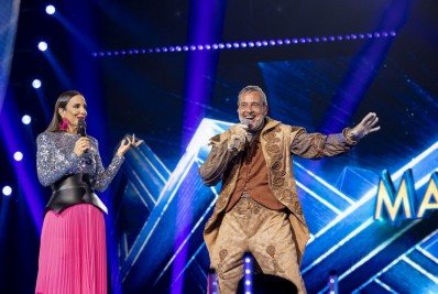 Eliminado do 'Masked Singer', Alexandre Borges dá palpite sobre colega mascarado