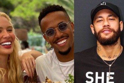 Irritada, namorada do jogador Éder Militão nega ser ex de Neymar: 'É um boato'