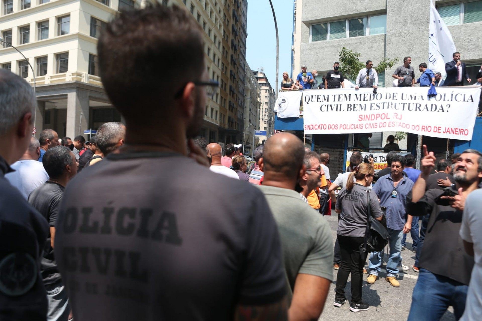 Policiais civis est&atilde;o articulando para modificar o texto da reforma previdenci&aacute;ria - Cl&eacute;ber Mendes/ Ag&ecirc;ncia O DIA