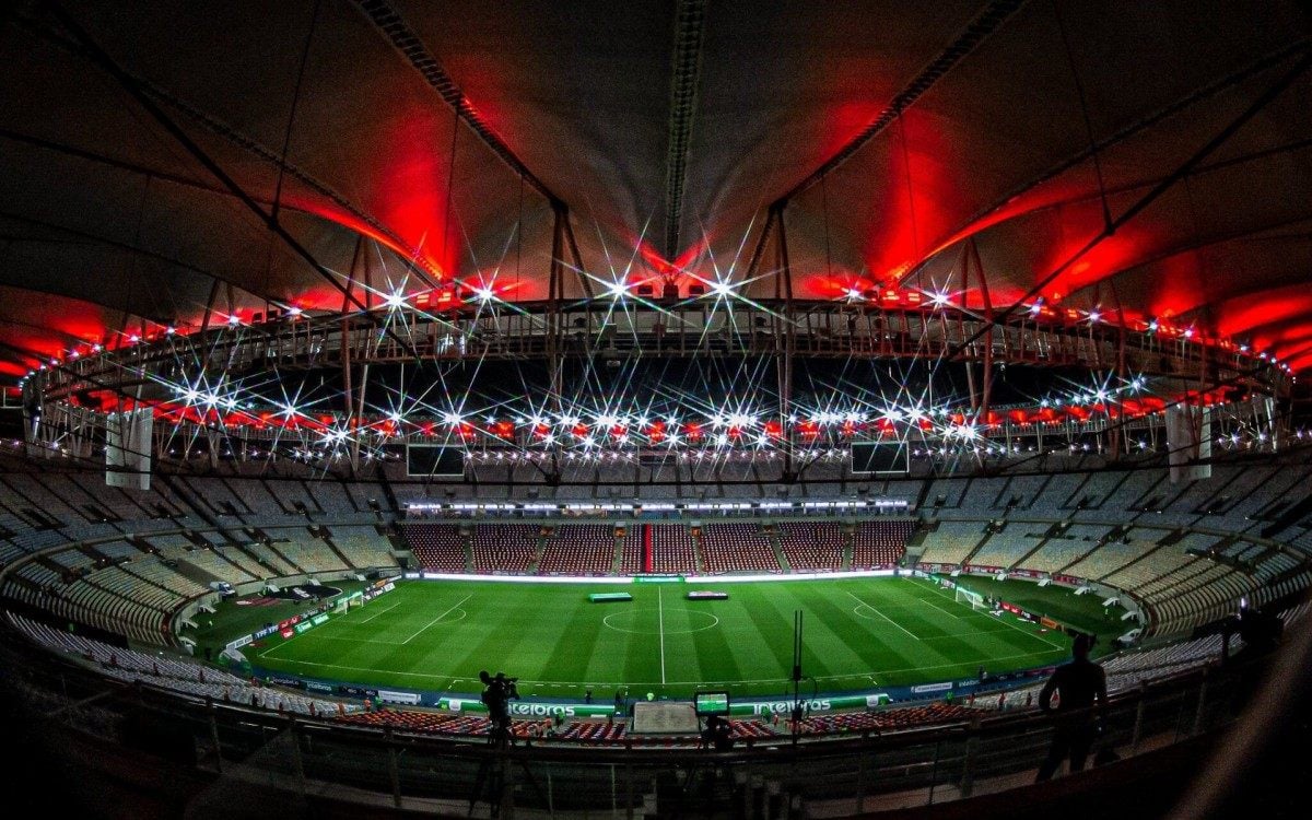 Maracan&atilde; avalia como positivo evento-teste de Flamengo x Gr&ecirc;mio - Paula Reis/Flamengo