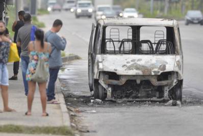 Áudios alertaram moradores sobre ataques a vans na Zona Oeste