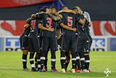 Vasco está escalado para o duelo contra o Cruzeiro