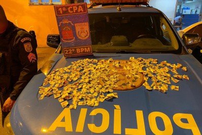 Criminoso é preso com grande quantidade de drogas na Zona Norte do Rio