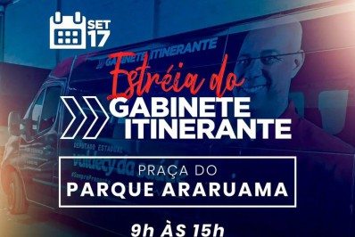 Praça do Parque Araruama recebe Gabinete Itinerante do deputado estadual Valdecy da Saúde nesta sexta (17)