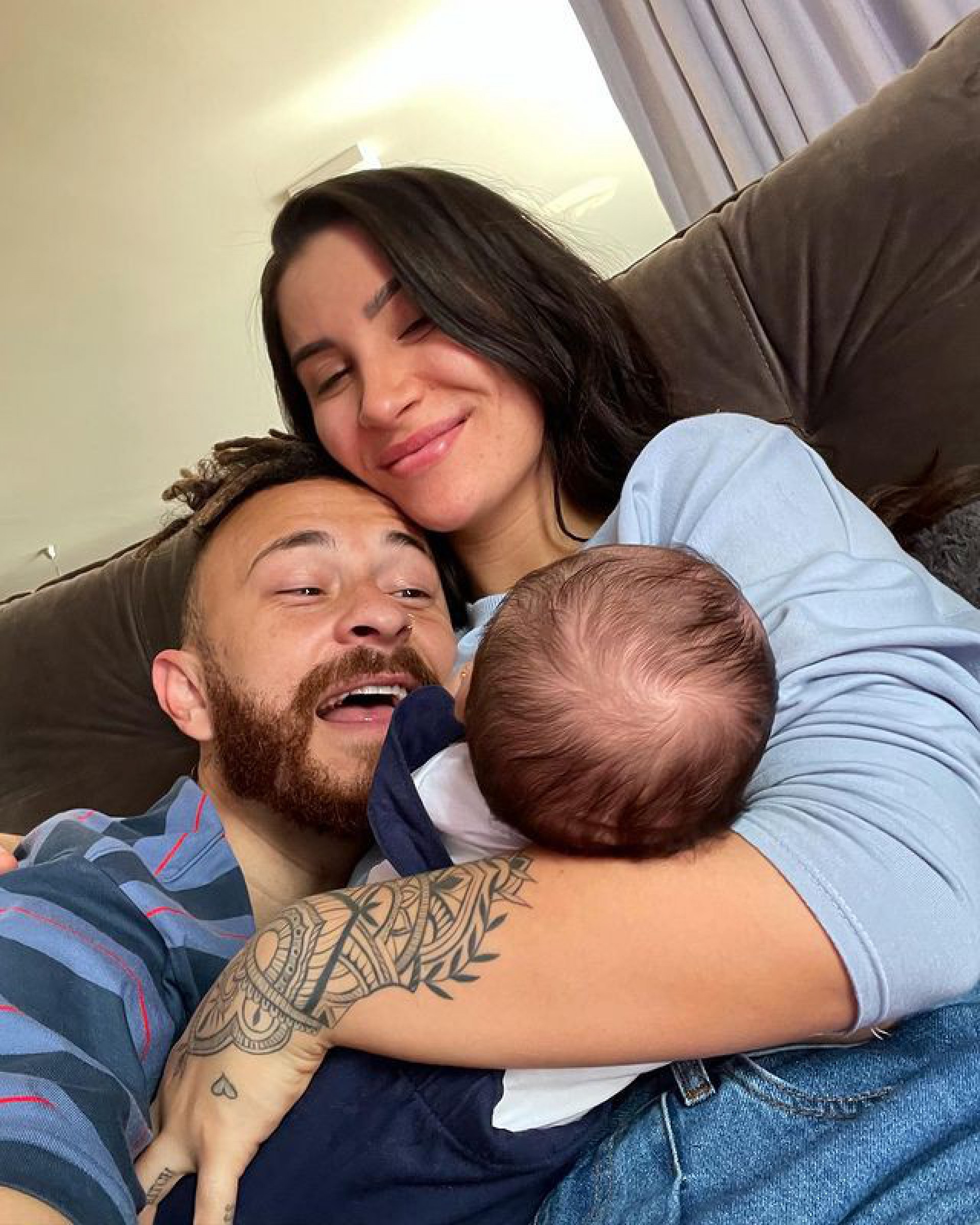 Bianca Andrade e Fred com o primeiro filho do casal, Cris - Reprodução/Instagram