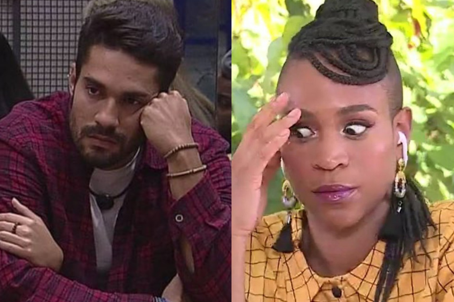 Bil Araújo e Karol Conká tiveram um relacionamento conturbado durante o 'BBB21' - Reprodução/TV Globo