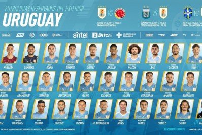 Com Arrascaeta na lista, Uruguai anuncia convocação para as Eliminatórias