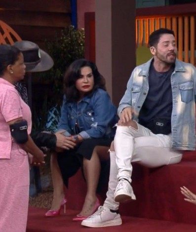 Solange Gomes e Rico Melquíades protagonizam treta - Reprodução de internet