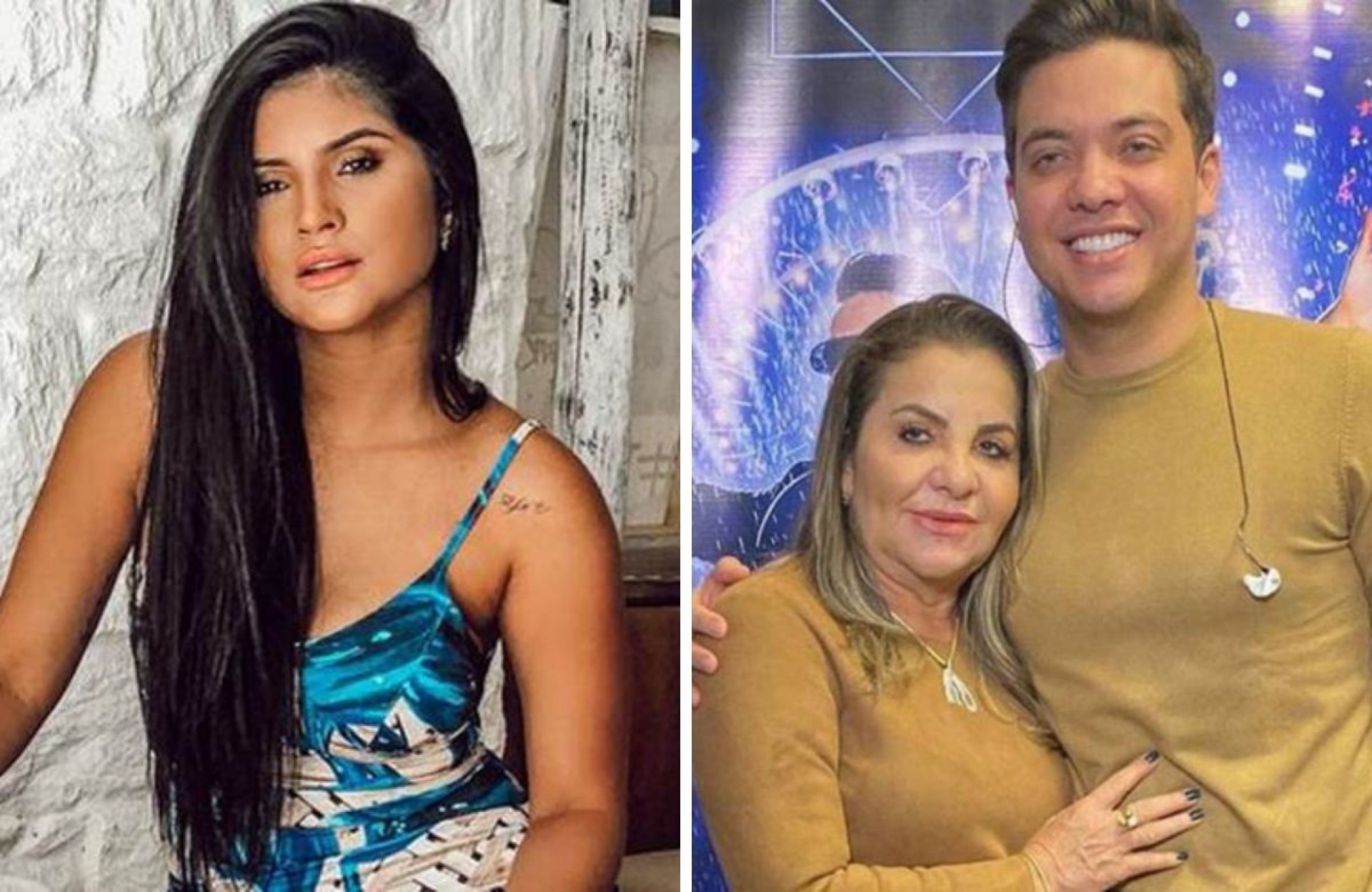 Mileide Mihaile e Dona Bill e Wesley - Reprodução/Montagem