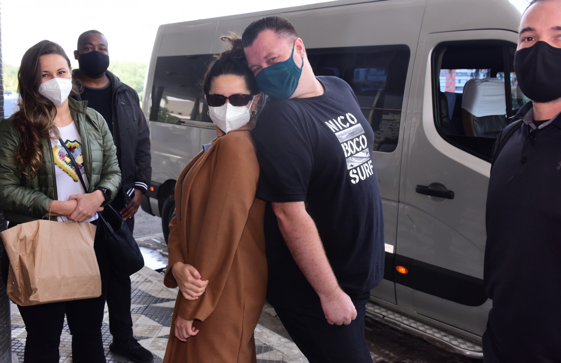 Juliette embarca no Aeroporto de Congonhas, em São Paulo, na manhã deste sábado - Ag. News