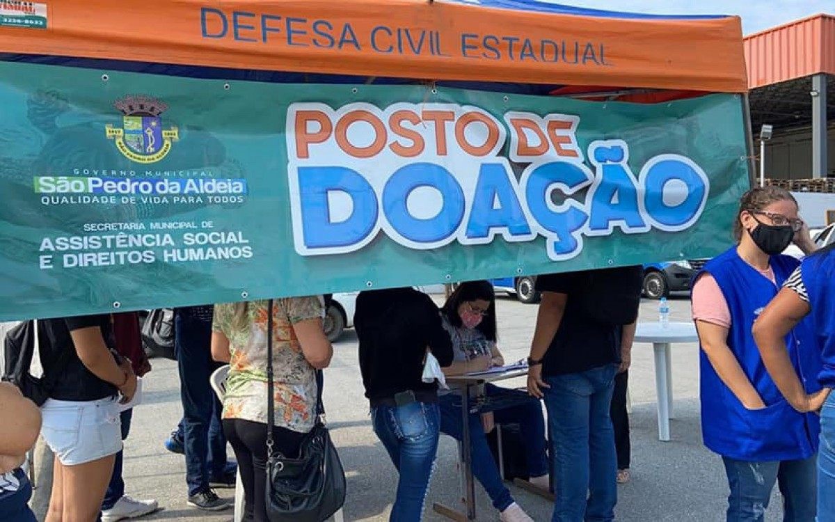 Postos de doa&ccedil;&atilde;o de alimentos 