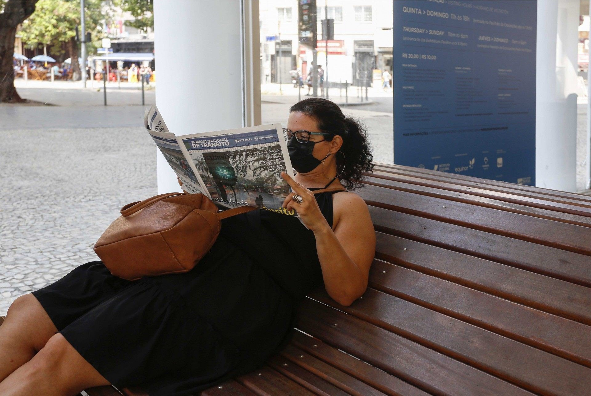 A advogada Patrícia Raquel Barros acompanha a programação da Semana Nacional de Trânsito - Eduardo Uzal