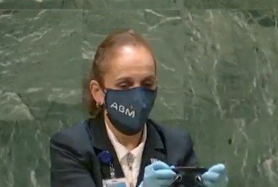 Púlpito é higienizado e tem microfone trocado após discurso de Bolsonaro na ONU