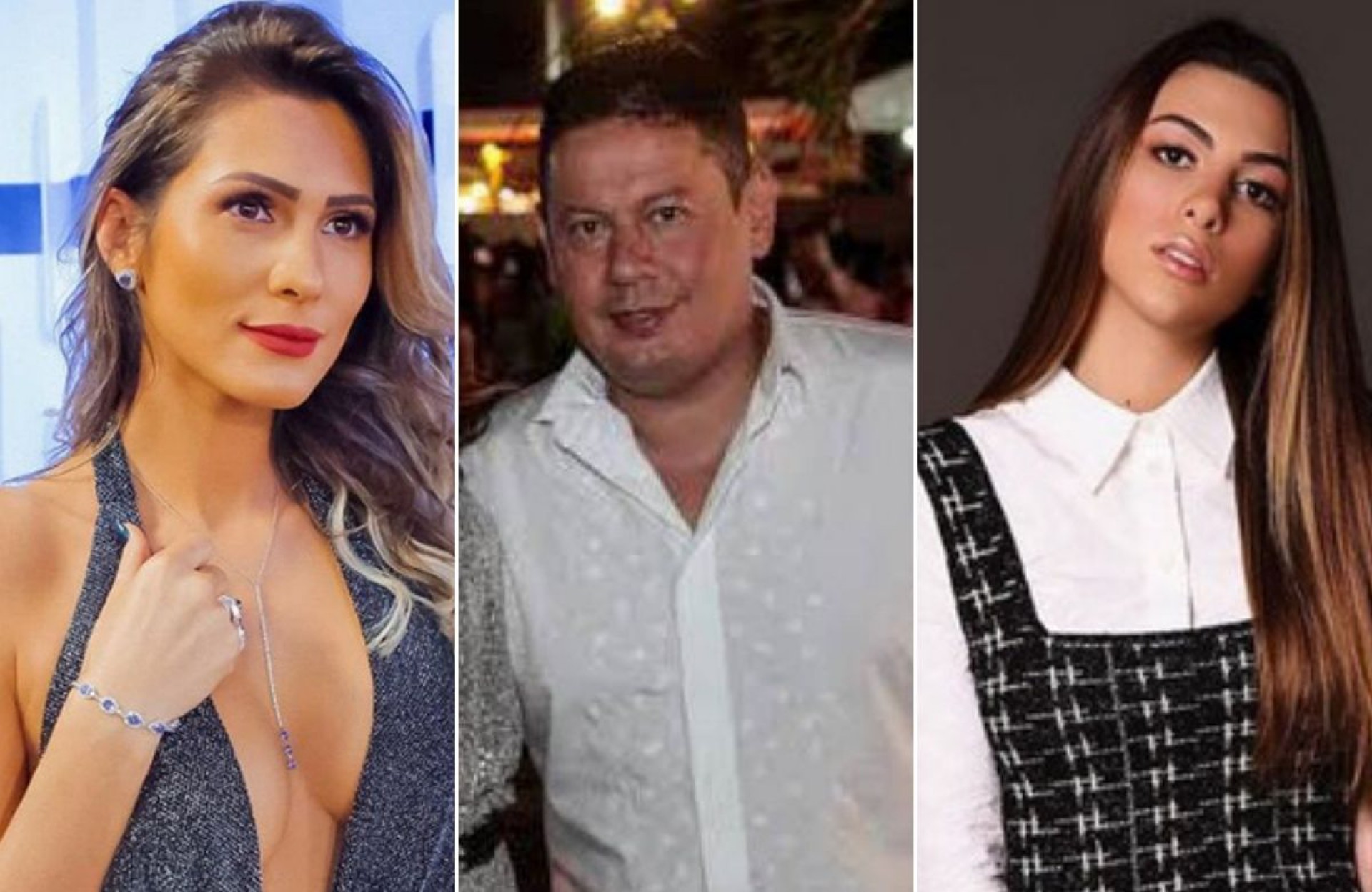 Lívia Andrade, Marquinhos da Audiomix e Pétala Barreiros - Reprodução/Montagem