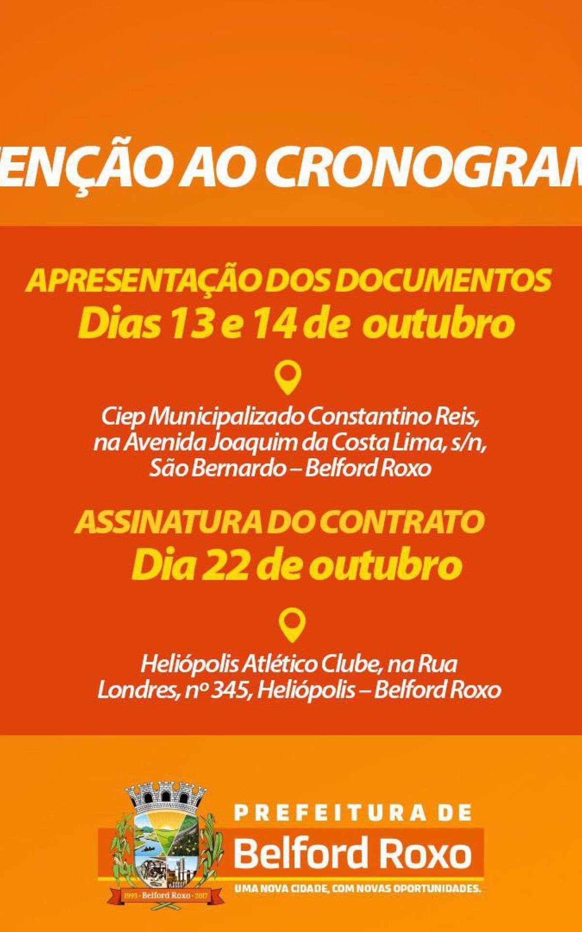 Os candidatos devem ficar atentos ao cronograma de entrega de documentos