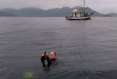 Encontrada embarcação que afundou em Angra