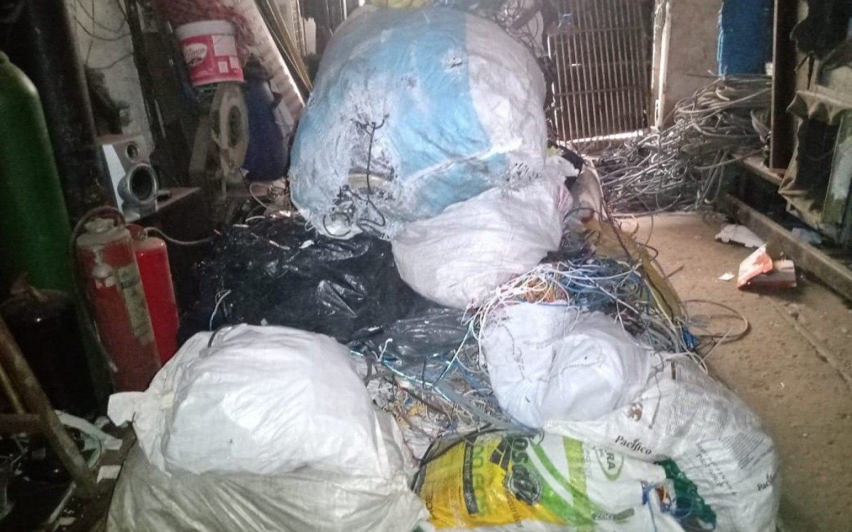 Material apreendido pela força-tarefa - Divulgação/Seop