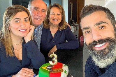 Kaysar Dadour completa três anos com família no Brasil: 'Muitas emoções'