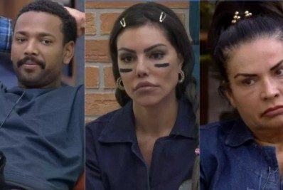 'A Fazenda': Nego do Borel, Liziane Gutierrez e Solange Gomes formam a primeira roça