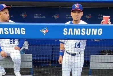 Cachorro interrompe jogo de beisebol e corre com taco na boca; veja vídeo