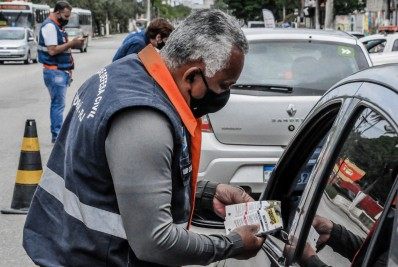 Semana Nacional de Trânsito: blitz educativa na Av.22 de maio
