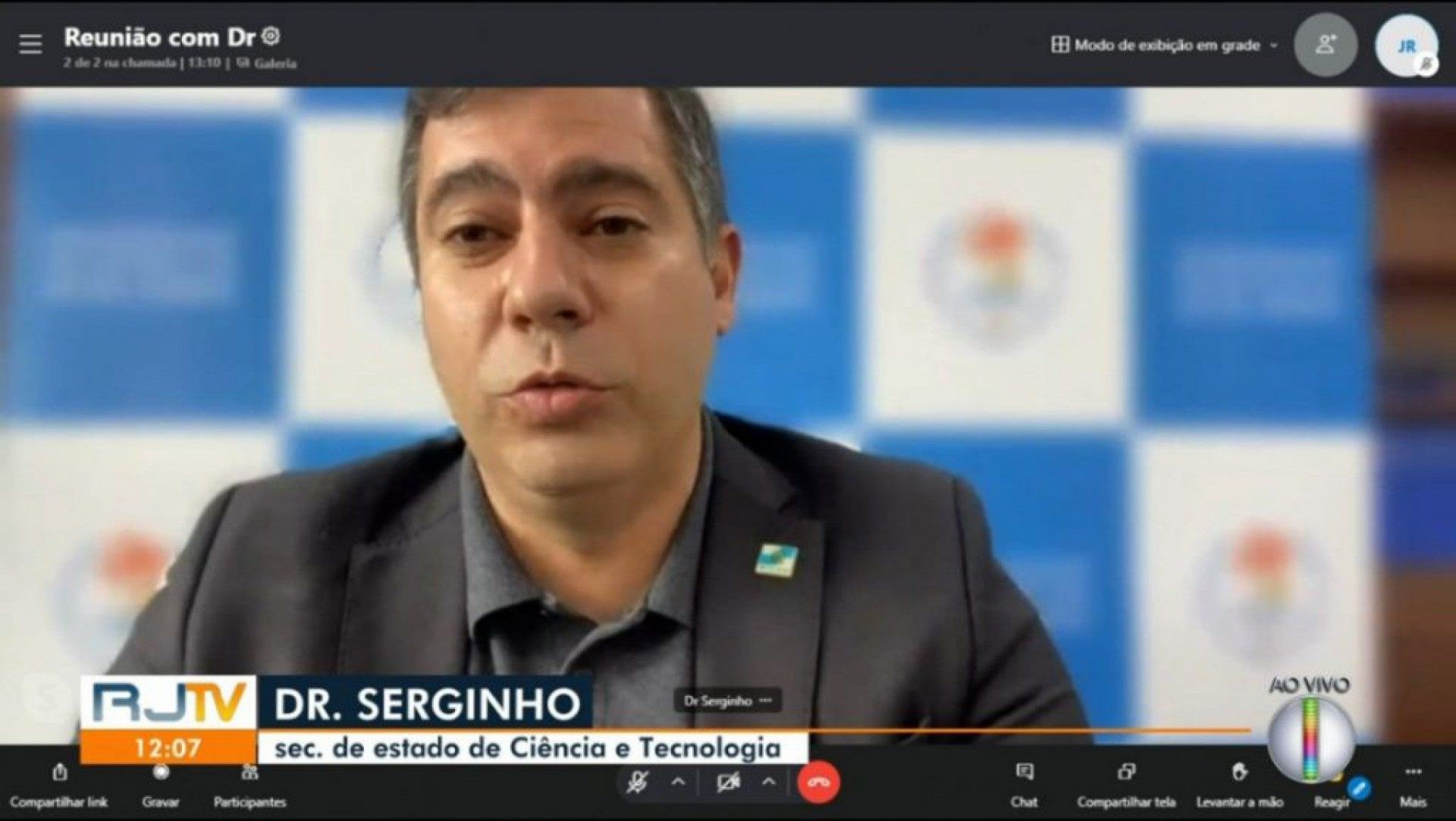 Dr. Serginho em entrevista ao RJ1 da Inter TV nesta quinta-feira (23) | Imagens: InterTV/Reprodução  - Luiz Felipe Rodrigues (RC24h)