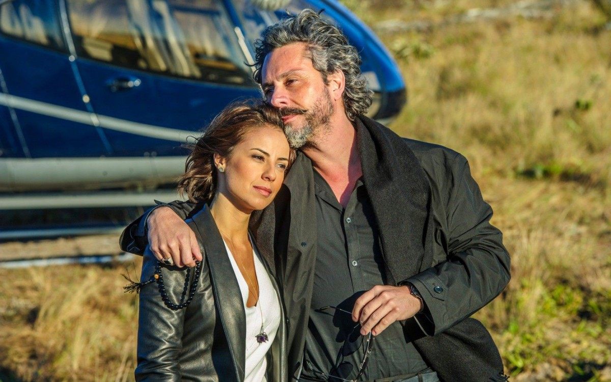 Em 'Império', Andréia contracenou com Alexandre Nero 