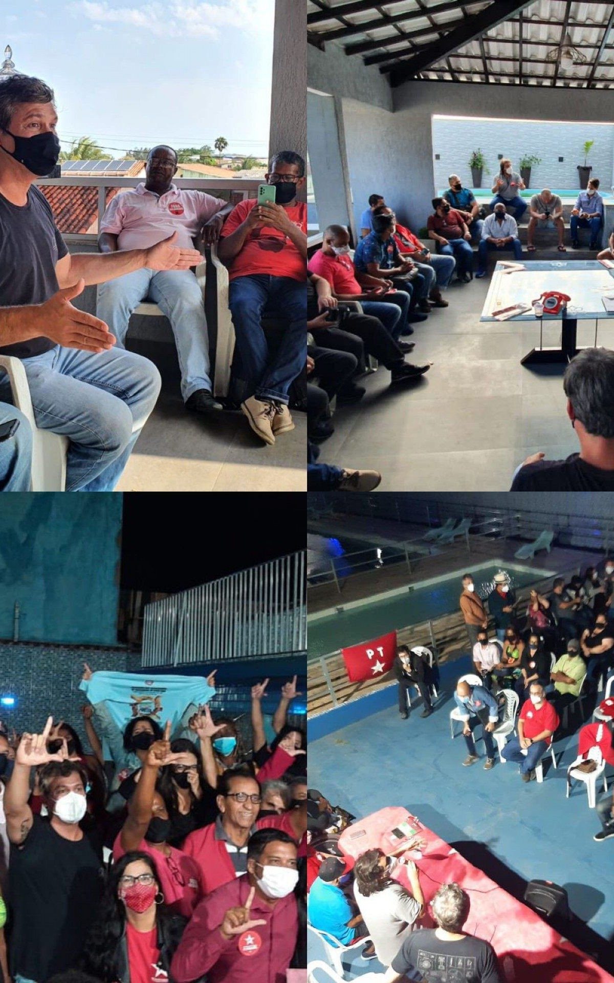 reuni&otilde;es com Lindbergh farias e militantes do PT em Cabo Frio e S&atilde;o Pedro da Aldeia 