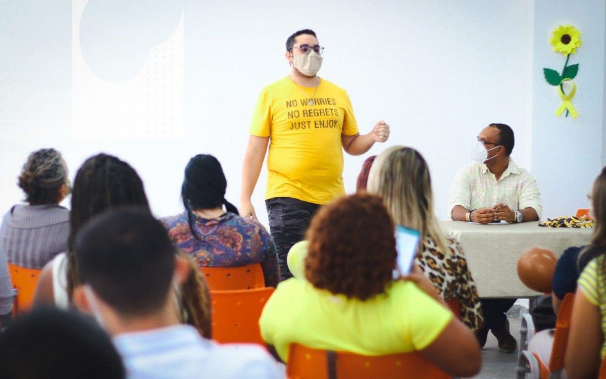 Helinton Mercante destacou a preocupa&ccedil;&atilde;o com o Setembro Amarelo por causa do n&uacute;mero de suic&iacute;dios