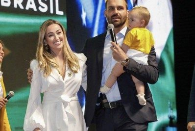 Esposa e filha de 11 meses de Eduardo Bolsonaro também testam positivo para covid-19