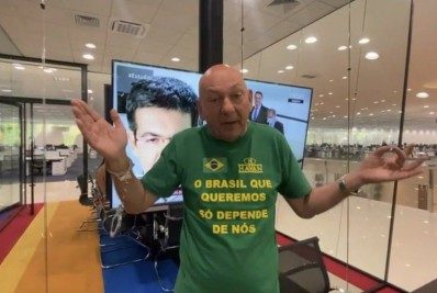 Vídeo tem áudio manipulado com IA para inventar apoio de Luciano Hang a Lula em 2026