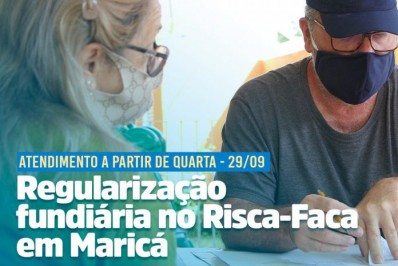 Prefeitura promove ação de regularização fundiária na comunidade do Risca Faca