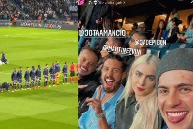 Jade Picon assiste jogo de Neymar com os 'parças' e aumenta rumores de affair