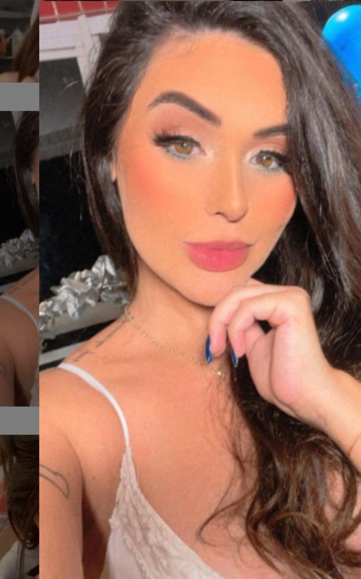 Caroline Sitonio &eacute; casada com Vina