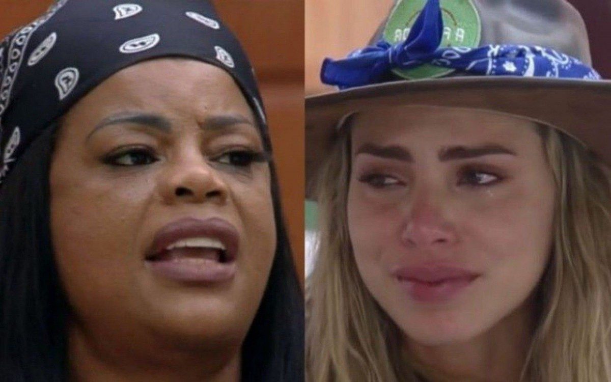 Tati Quebra Barraco e Erika Schneider discutem em 'A Fazenda'