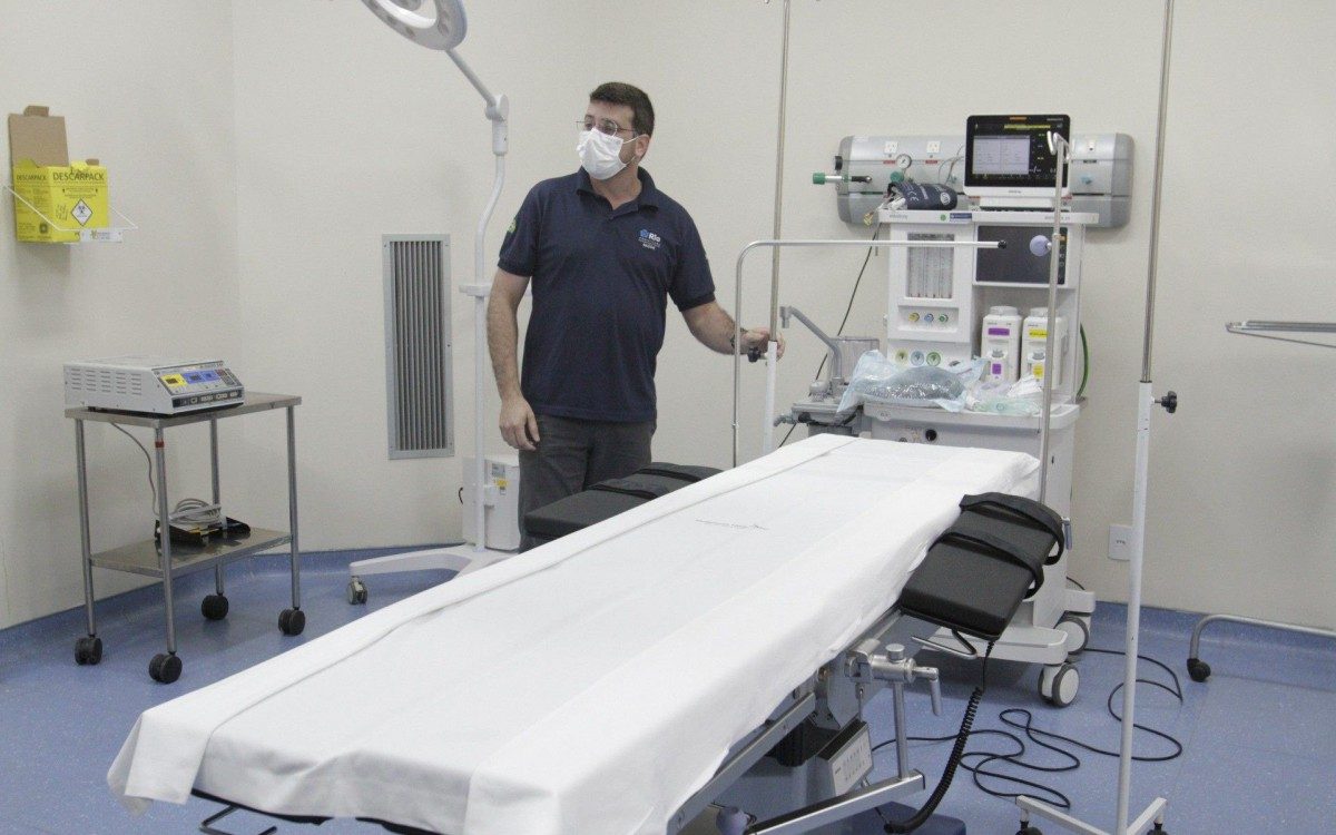 Hospital Municipal Ronaldo Gazolla desmobiliza leitos de Covid,nesta quinta feira (30), na foto Secret&Atilde;&iexcl;rio Municipal de Sa&Atilde;&ordm;de Daniel Soranz.