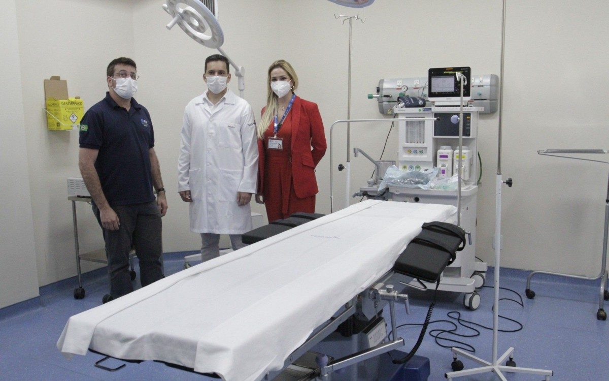 Hospital Municipal Ronaldo Gazolla desmobiliza leitos de Covid,nesta quinta feira (30), na foto Secret&aacute;rio Municipal de Sa&uacute;de Daniel Soranz.