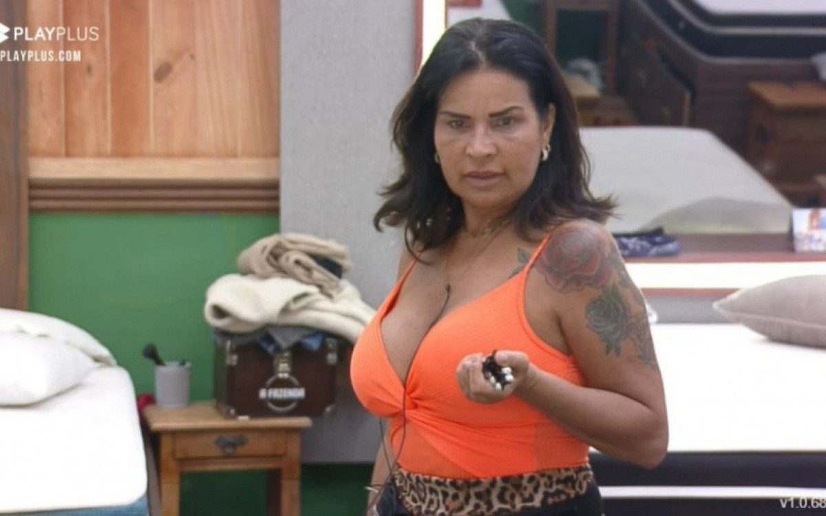 Solange Gome em 'A Fazenda'