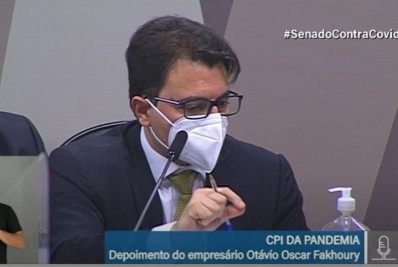 Em fala à CPI, Fakhoury questiona eficácia da CoronaVac e uso de máscaras: 'Liberdade de opinião' 