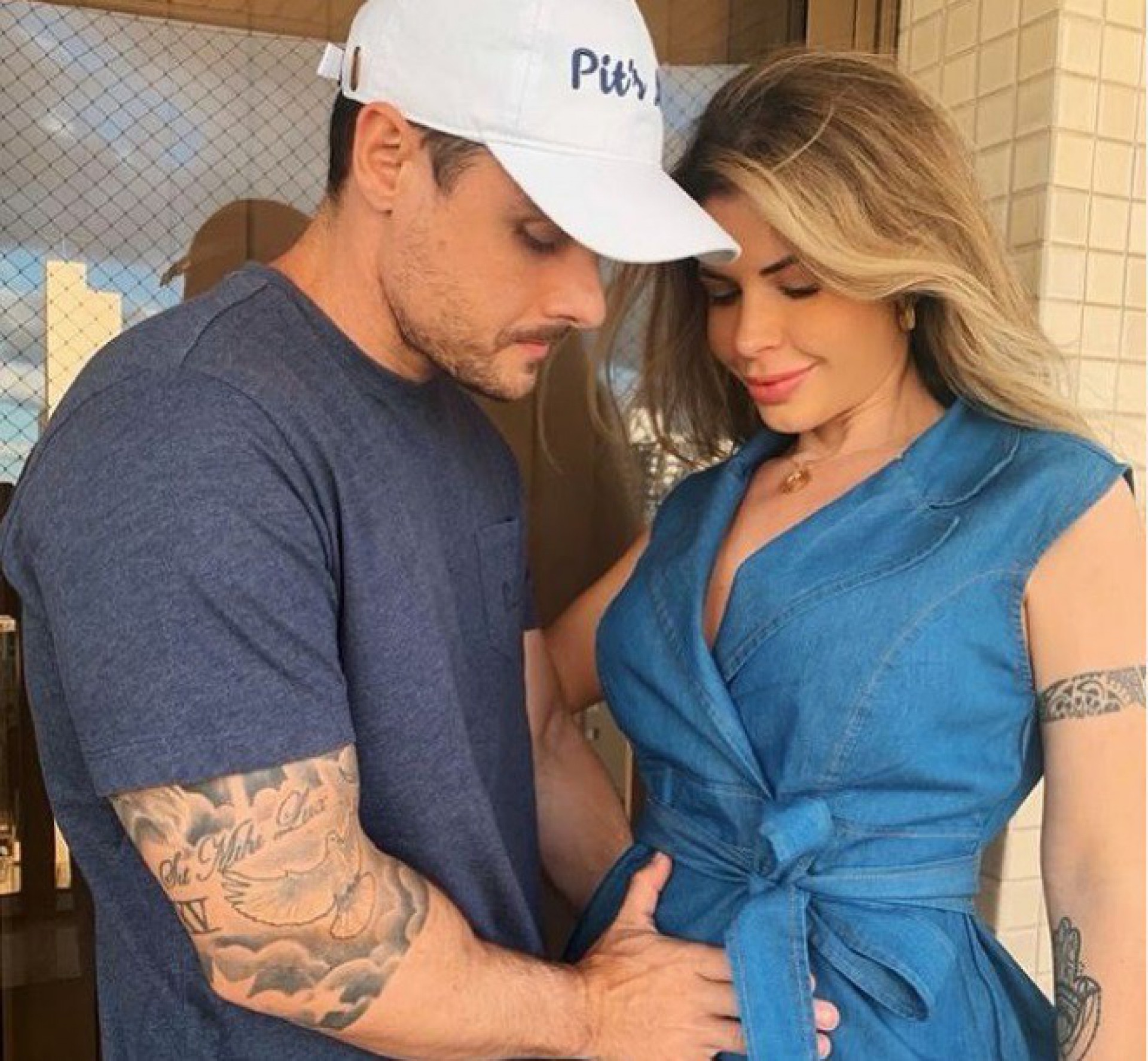 Cacau Colucci apresenta seu filho com Bruno Lima  - Reprodução